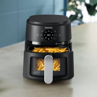Philips 2000 Series NA211/00 Heteluchtfriteuse 3,2L Zwart/Zilver