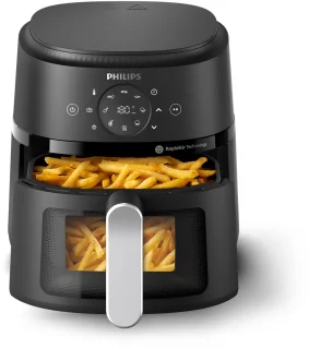 Philips 2000 Series NA211/00 Heteluchtfriteuse 3,2L Zwart/Zilver
