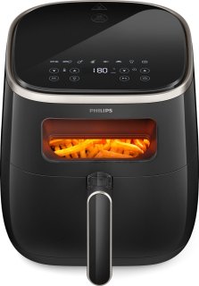 De Philips 3000 Series Airfryer XL HD9257/80 Zwart in één oogopslag