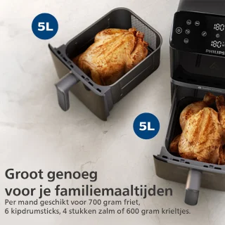 Philips 4000 Series Dual-Stacked Airfryer NA460/70