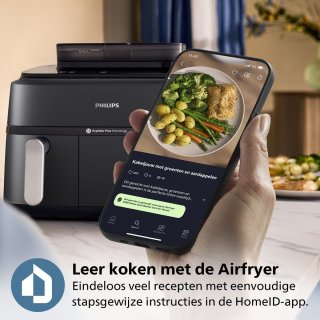 Philips 5000 Series NA551/00 Dual Basket Airfryer 9L