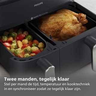 Philips 5000 Series NA551/00 Dual Basket Airfryer 9L