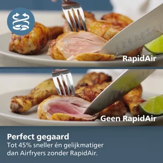 Philips 5000 Series NA551/00 Dual Basket Airfryer 9L