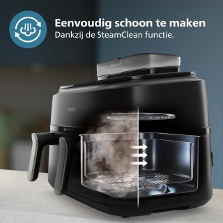 Philips 5000 Series NA551/00 Dual Basket Airfryer 9L