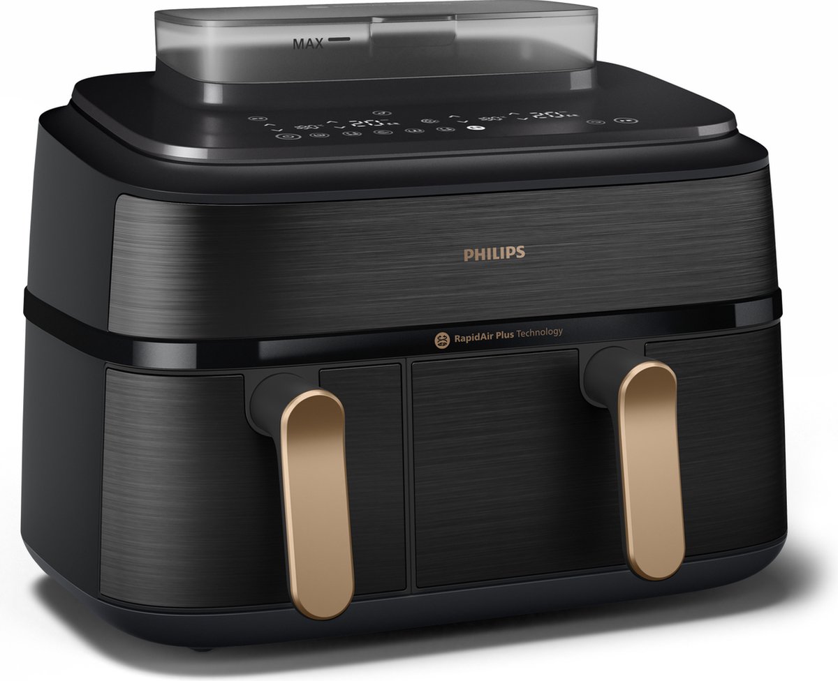 Philips 5000 series NA552/00 Heteluchtfriteuse Zwart