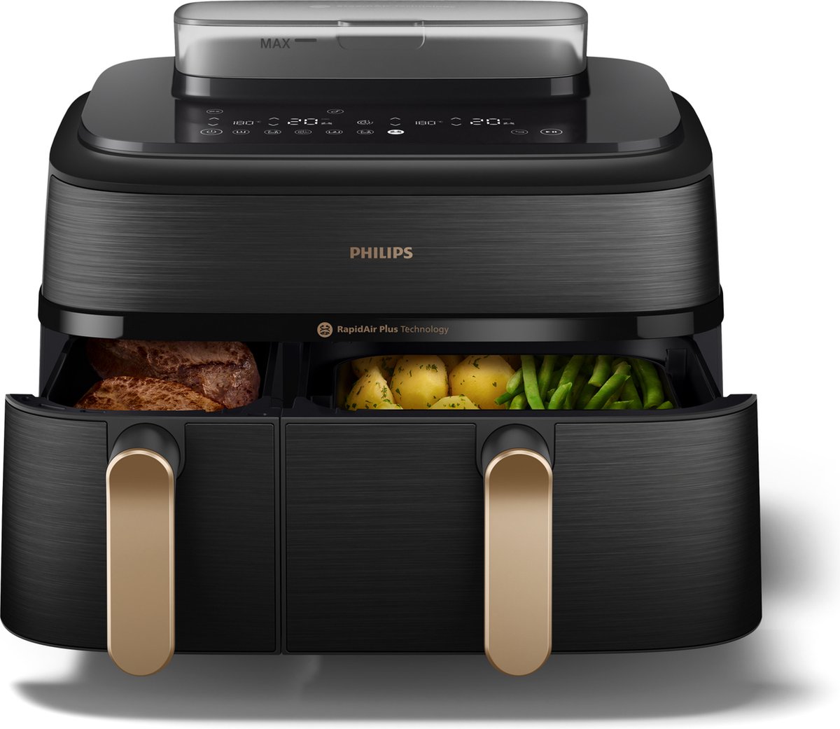 Philips 5000 series NA552/00 Heteluchtfriteuse Zwart