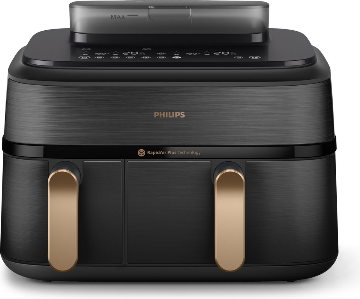 Philips 5000 series NA552/00 Heteluchtfriteuse Zwart