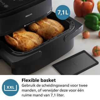 Philips Airfryer 1000 Series NA150/00 Dual Basket 7.1L