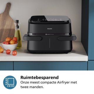 Philips Airfryer 1000 Series NA150/00 Dual Basket 7.1L