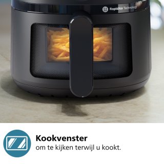 Philips Airfryer 2000 Series NA210/00 Zwart 3.2L