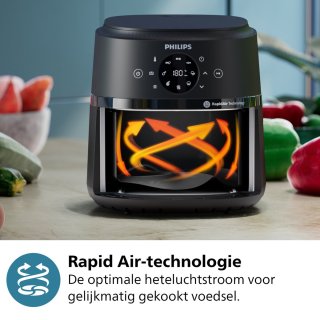 Philips Airfryer 2000 Series NA210/00 Zwart 3.2L