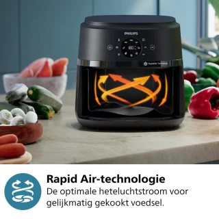 Philips Airfryer 2000 Series NA230/00 Zwart 6.2L