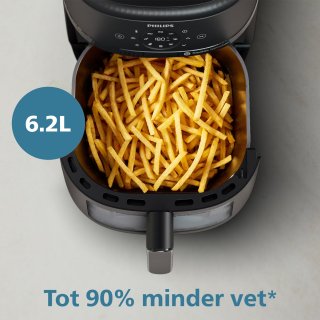 Philips Airfryer 2000 Series NA230/00 Zwart 6.2L