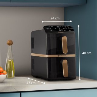 Wat vinden we goed aan de Philips Airfryer 4000 Series (gestapeld)