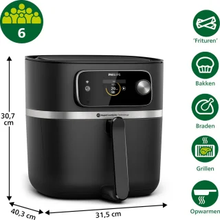 Philips Airfryer 7000 Series Combi XXL HD9880/90