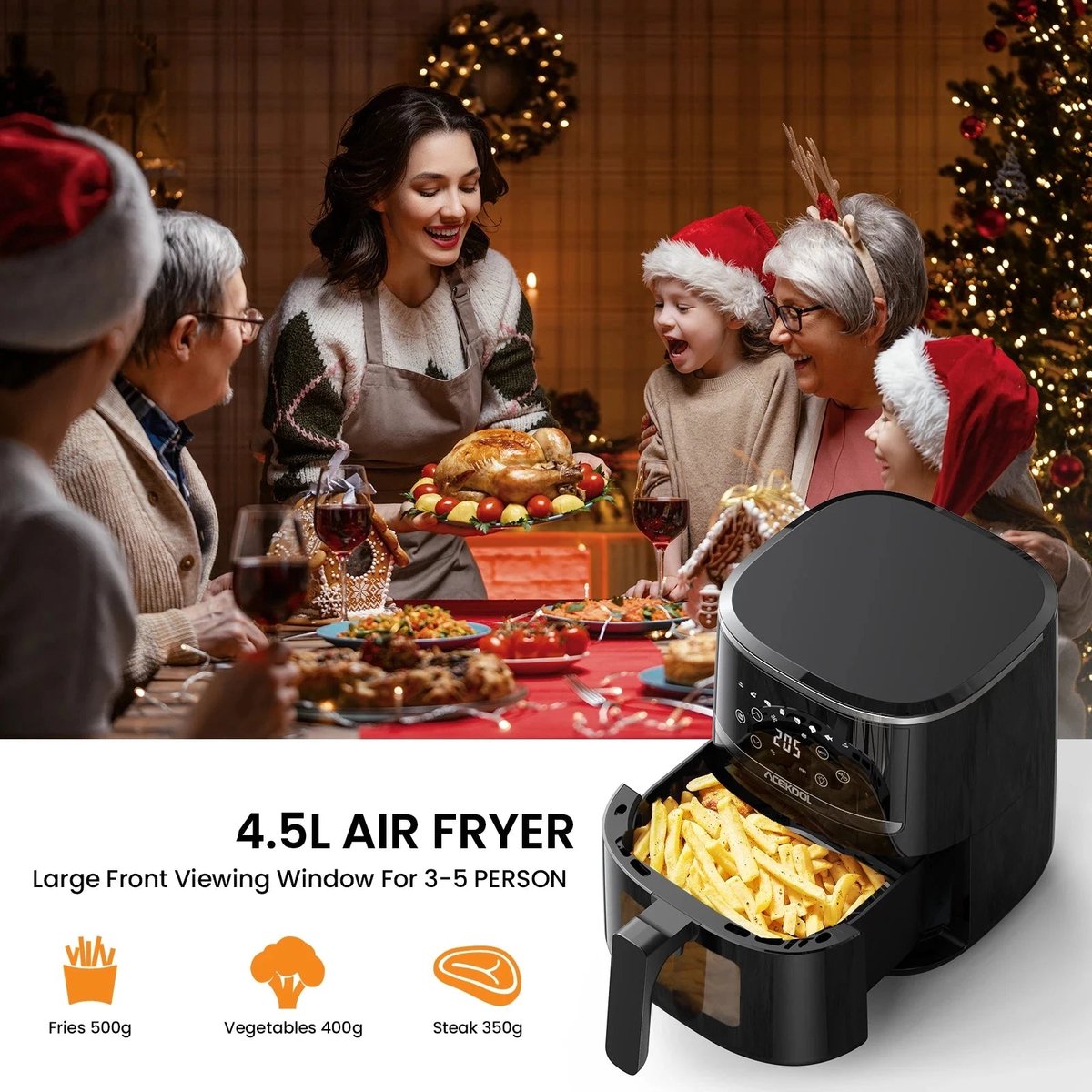 Philips Airfryer Digital 5L Zwart