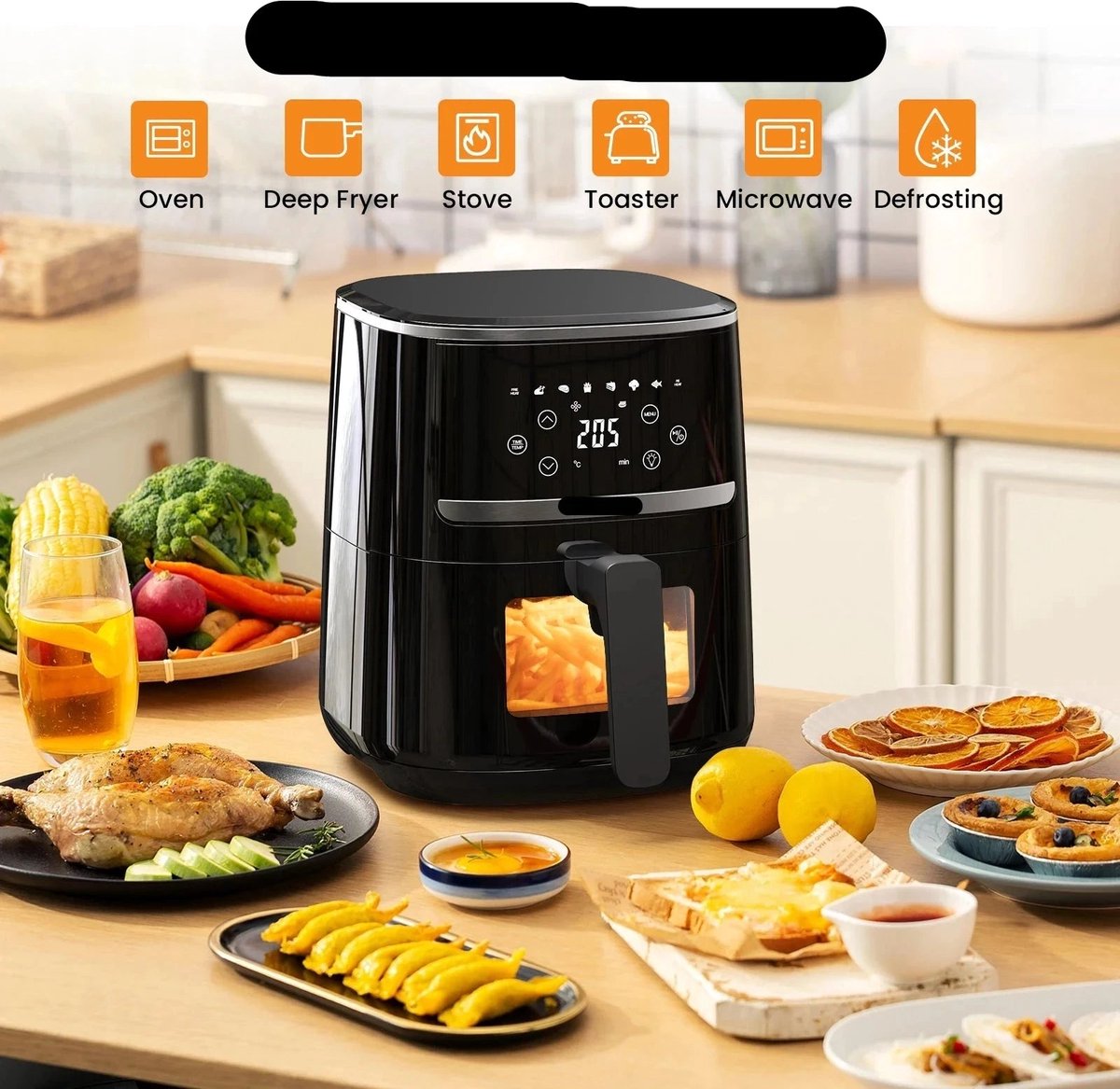Philips Airfryer Digital 5L Zwart