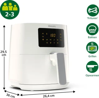 Philips Airfryer Essential 3000 Series HD9252/00 4L