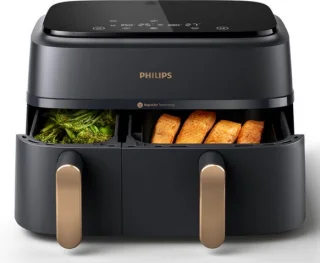 Philips Airfryer Rapid Air Serie 3000 NA352/00 9L Dubbele Mand