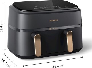Philips Airfryer Rapid Air Serie 3000 NA352/00 9L Dubbele Mand