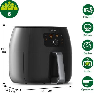 Philips Airfryer XXL Premium HD9654/90 Heteluchtfriteuse