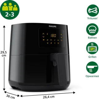 Philips Essential 3000 Airfryer L HD9252/90 4L