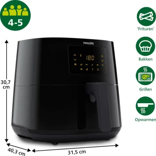 Philips Essential 3000 Series Airfryer XL HD9270/90 6.2L