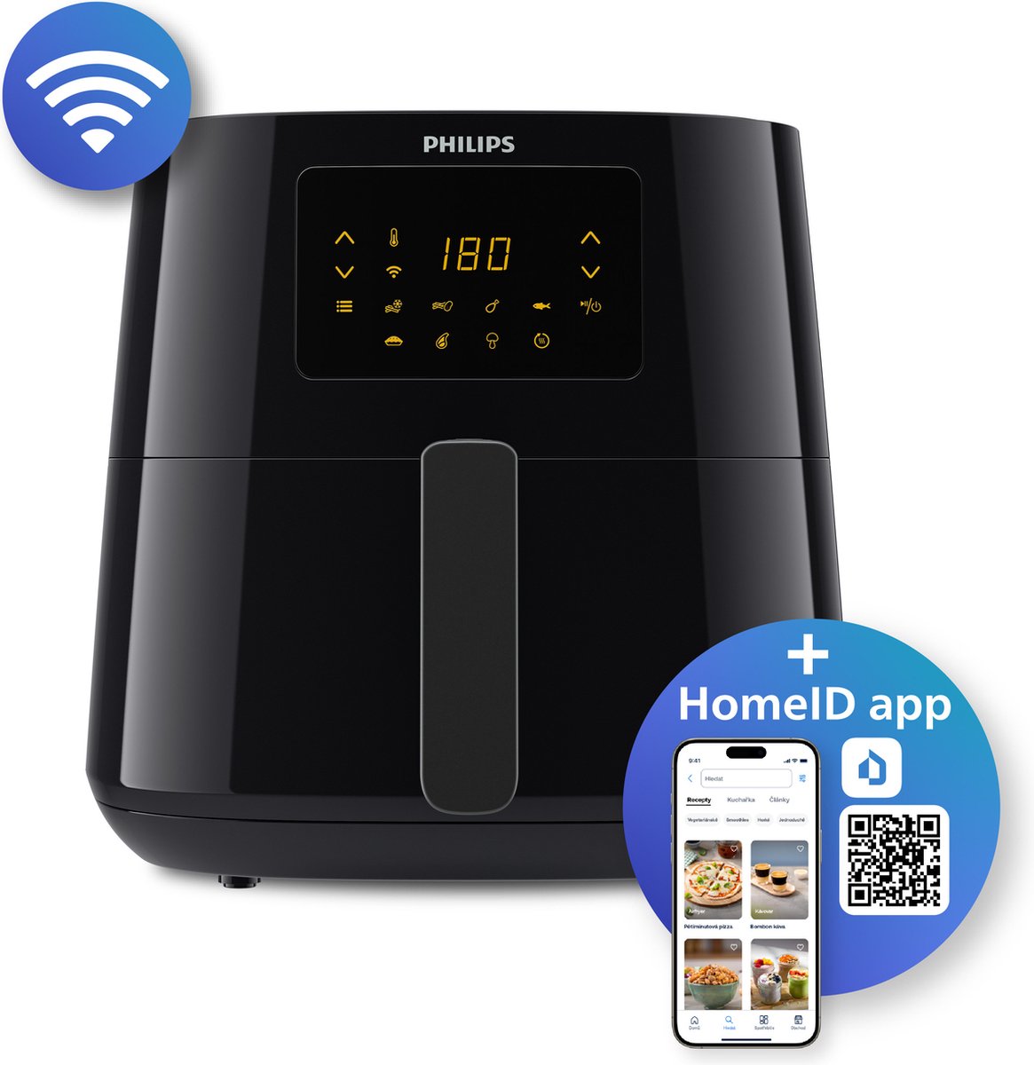 Philips Essential 5000 Series Airfryer XL HD9280/90 6.2L