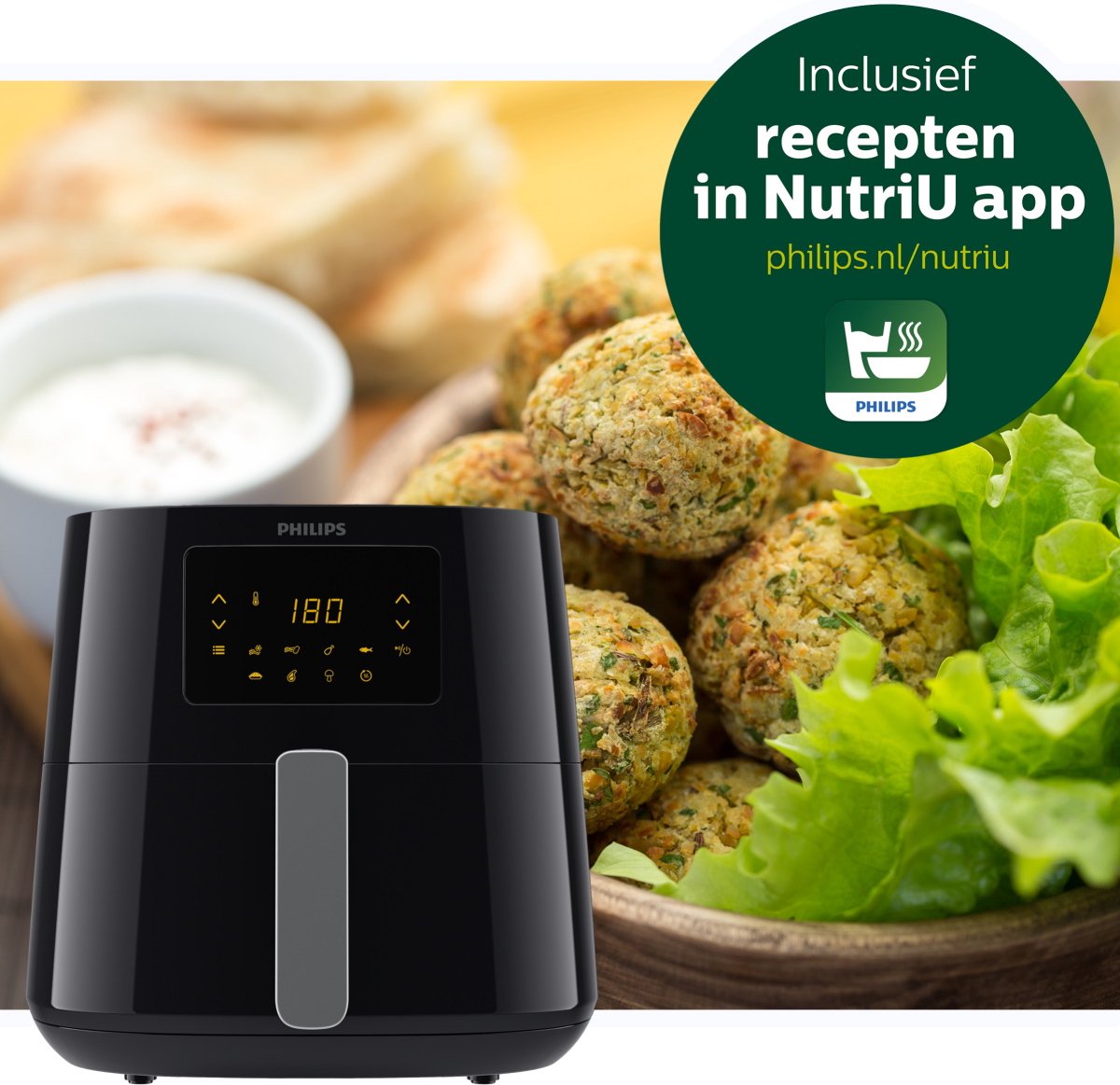 Philips Essential 5000 Series Airfryer XL HD9280/90 6.2L
