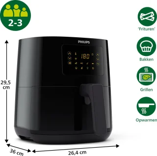 Philips Essential App Connect Airfryer 5000 Series HD9255/90