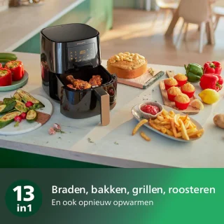 Philips Essential App Connect Heteluchtfriteuse HD9255/80