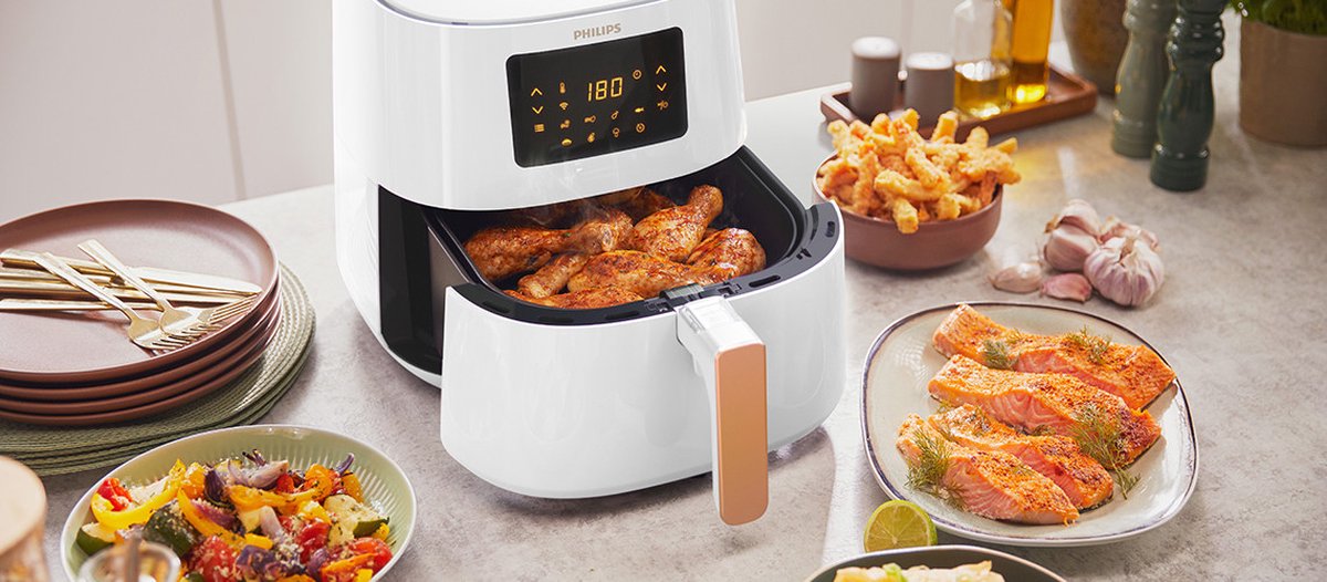 Philips HD9255/30 5000 Series Heteluchtfriteuse 4.1L Wit