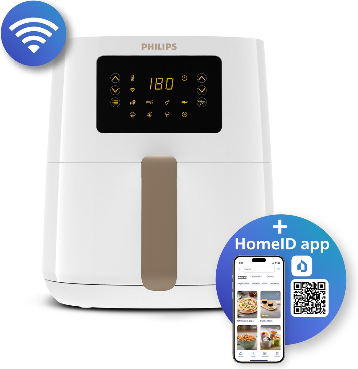 Philips HD9255/30 5000 Series Heteluchtfriteuse 4.1L Wit