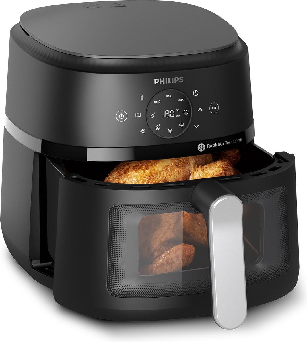Philips Versuni 2000 Heteluchtfriteuse 6.2L Zwart