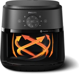 Philips Versuni 2000 Heteluchtfriteuse 6.2L Zwart