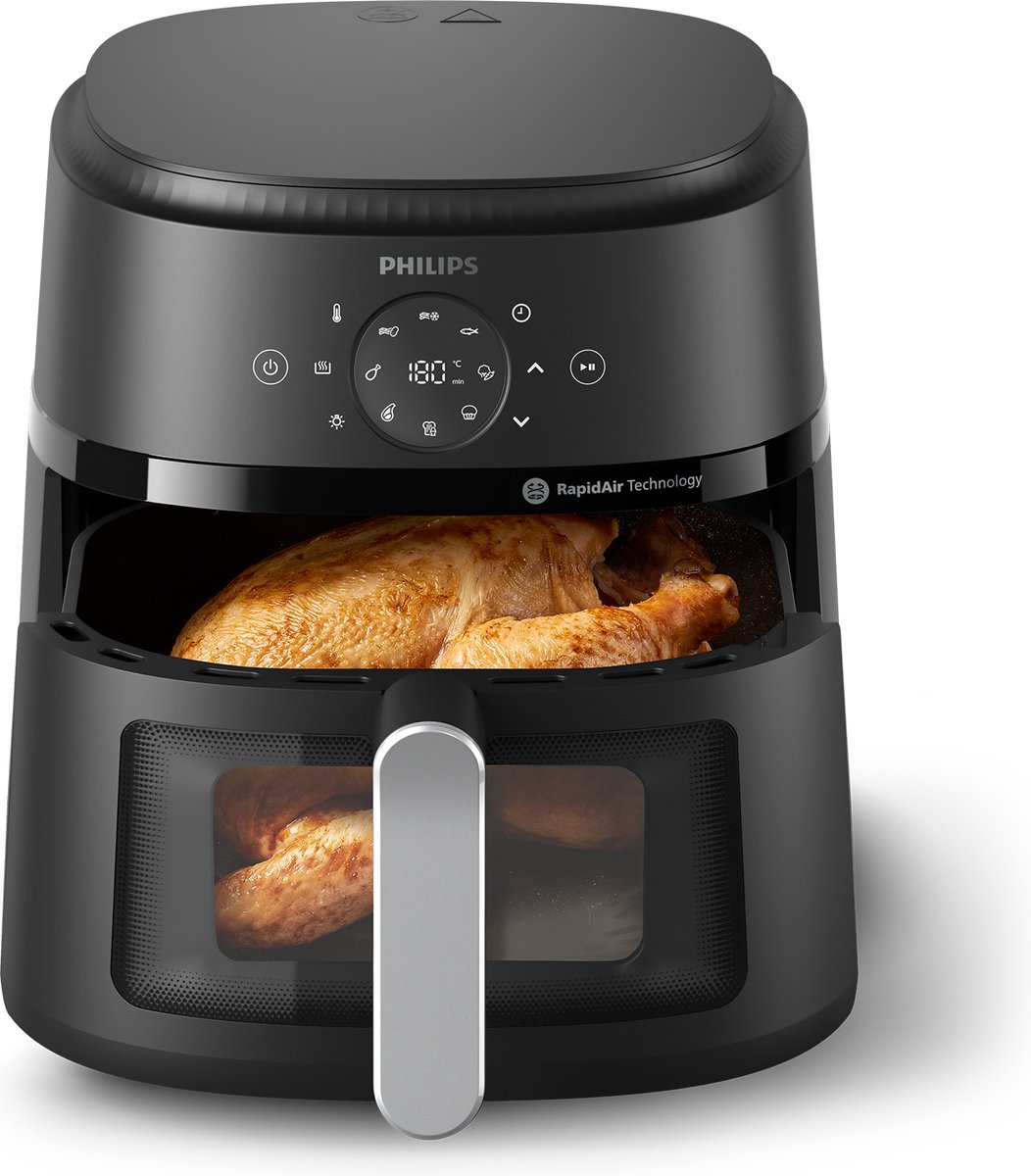 Philips Versuni 2000 Heteluchtfriteuse 6.2L Zwart