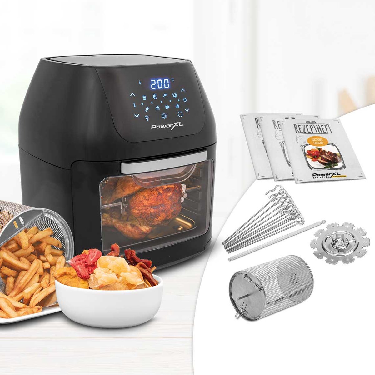 Power XL Airfryer Multifunction 6-in-1 Heteluchtfriteuse