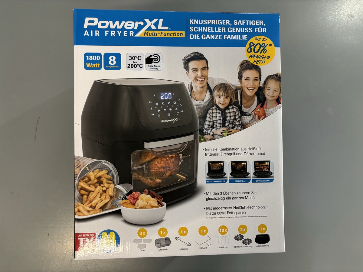 Power XL Airfryer Multifunction 6-in-1 Heteluchtfriteuse