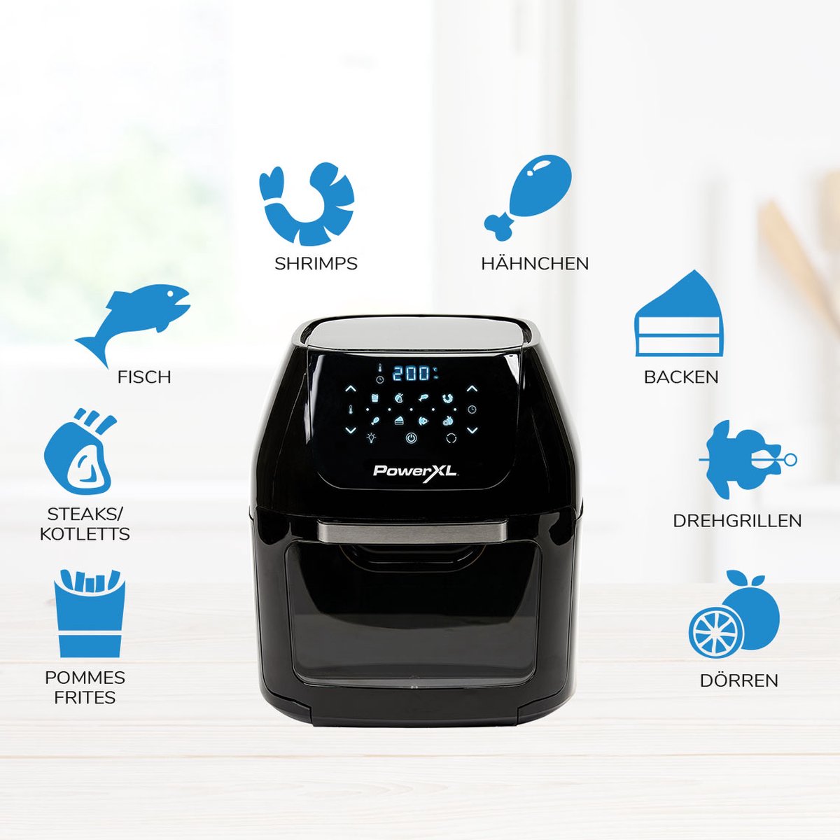 Power XL Airfryer Multifunction 6-in-1 Heteluchtfriteuse