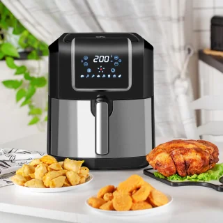 Premie Airfryer 6,5L Zwart-Grijs
