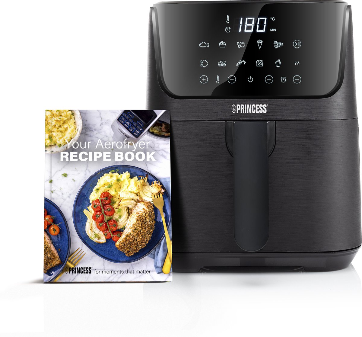 De Princess Airfryer 182031 Digital Aerofryer 3,5L in één oogopslag
