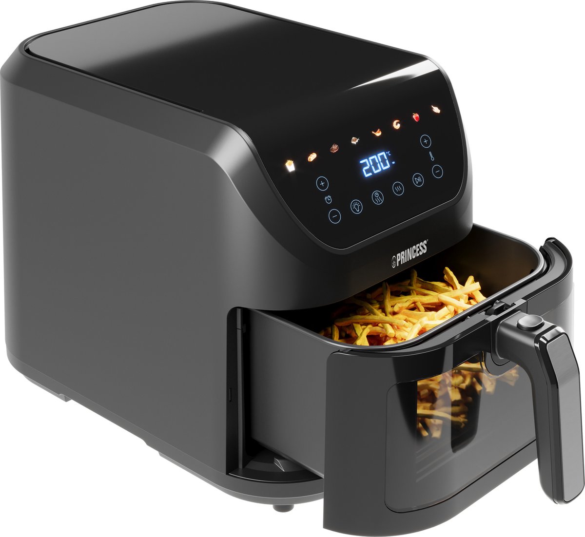Princess Airfryer 182258 Heteluchtfriteuse 8L Zwart