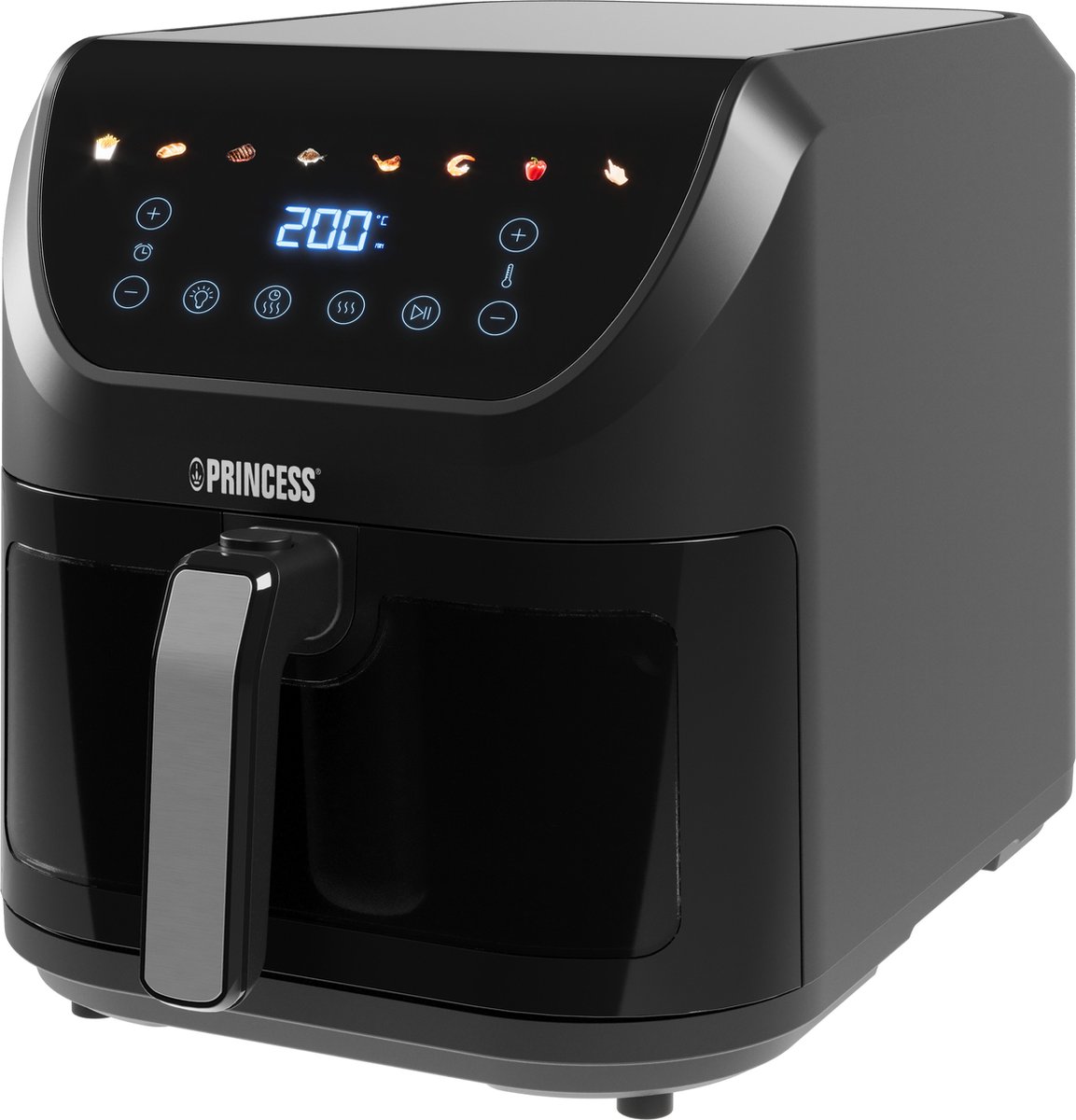 Princess Airfryer 182258 Heteluchtfriteuse 8L Zwart