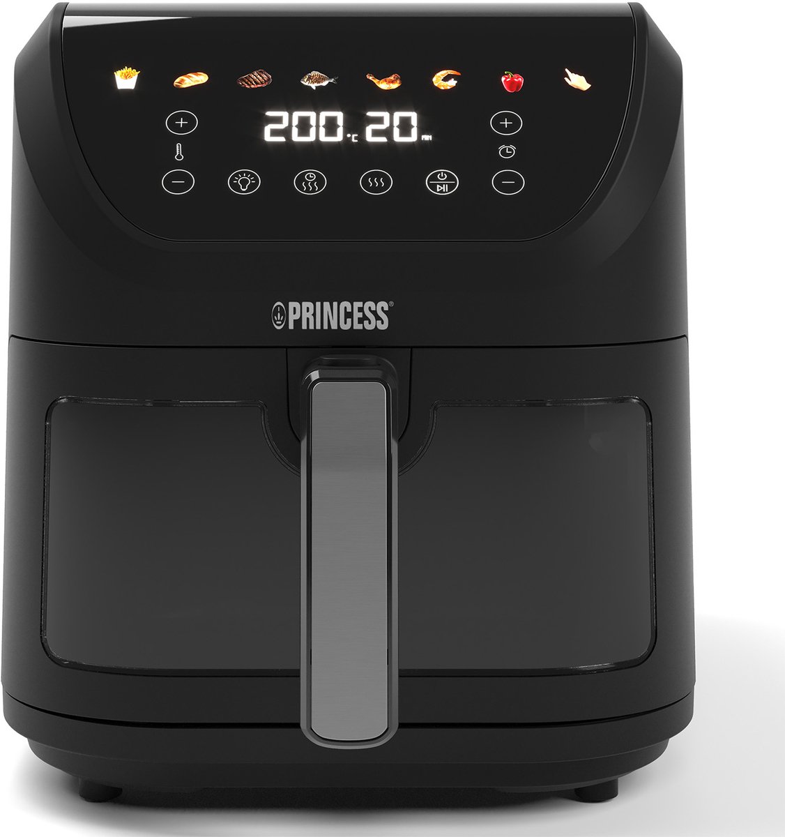 Princess Airfryer 182258 Heteluchtfriteuse 8L Zwart