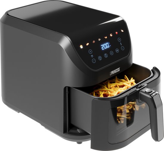 Princess Airfryer 182258 Heteluchtfriteuse 8L Zwart