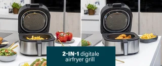 Princess Airfryer Grill XXL 182092 RVS/Zwart 5.6L