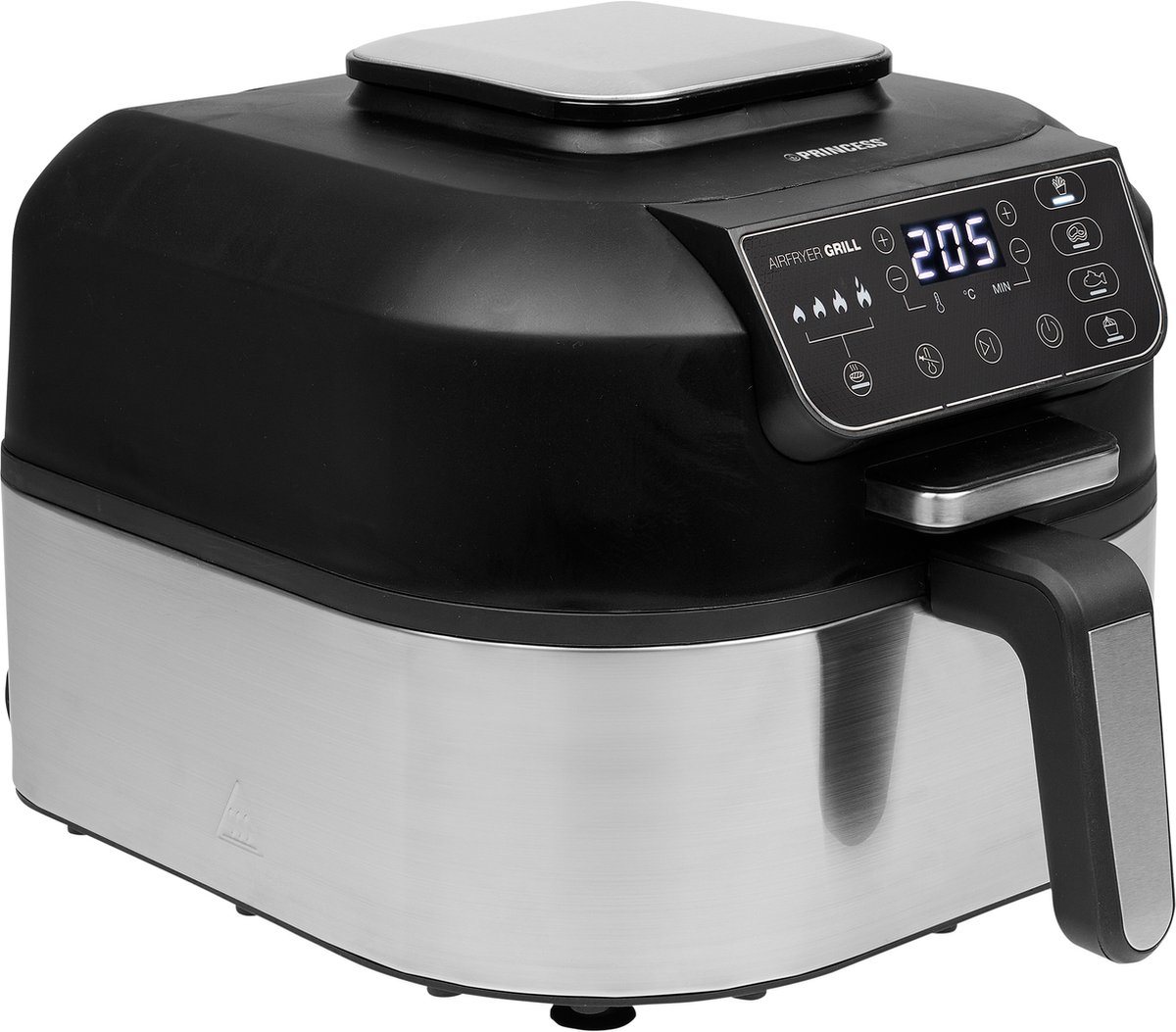 Wat vinden we goed aan de Princess Airfryer Grill XXL 182092 RVS/Zwart 5.6L