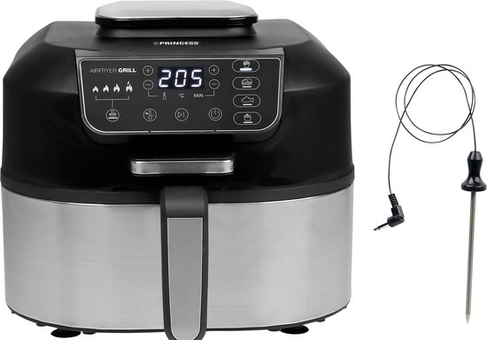 Princess Airfryer Grill XXL 182092 RVS/Zwart 5.6L review