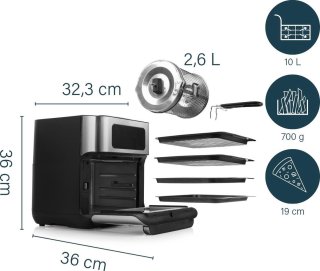 Princess Airfryer Oven 182065 RVS 10L