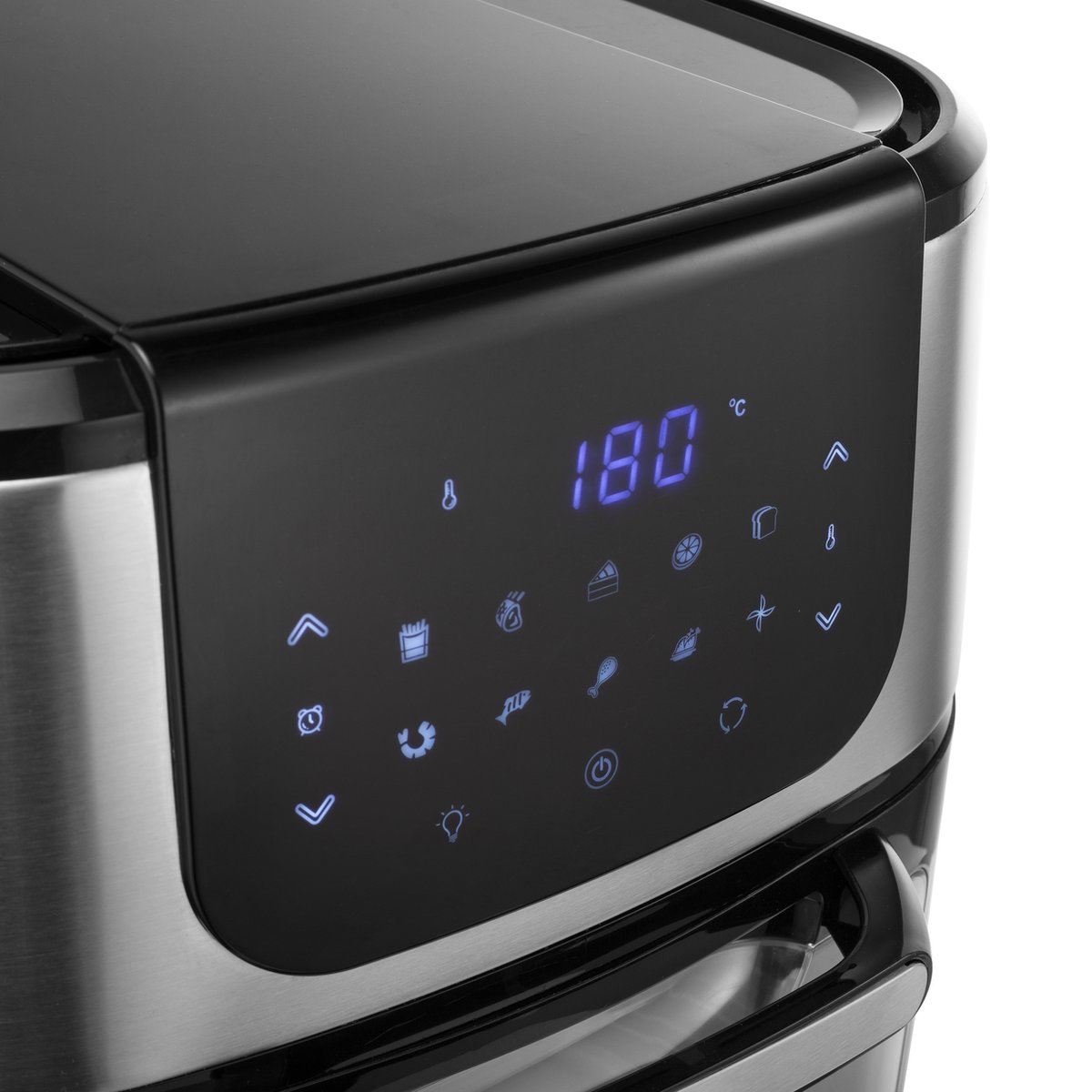 Princess Airfryer Oven DeLuxe 182075 - Heteluchtfriteuse 11L - RVS/Zwart